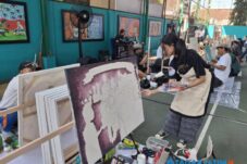 101 Seniman Ramaikan Adu Kreativitas Lomba Lukis HUT Bhayangkara