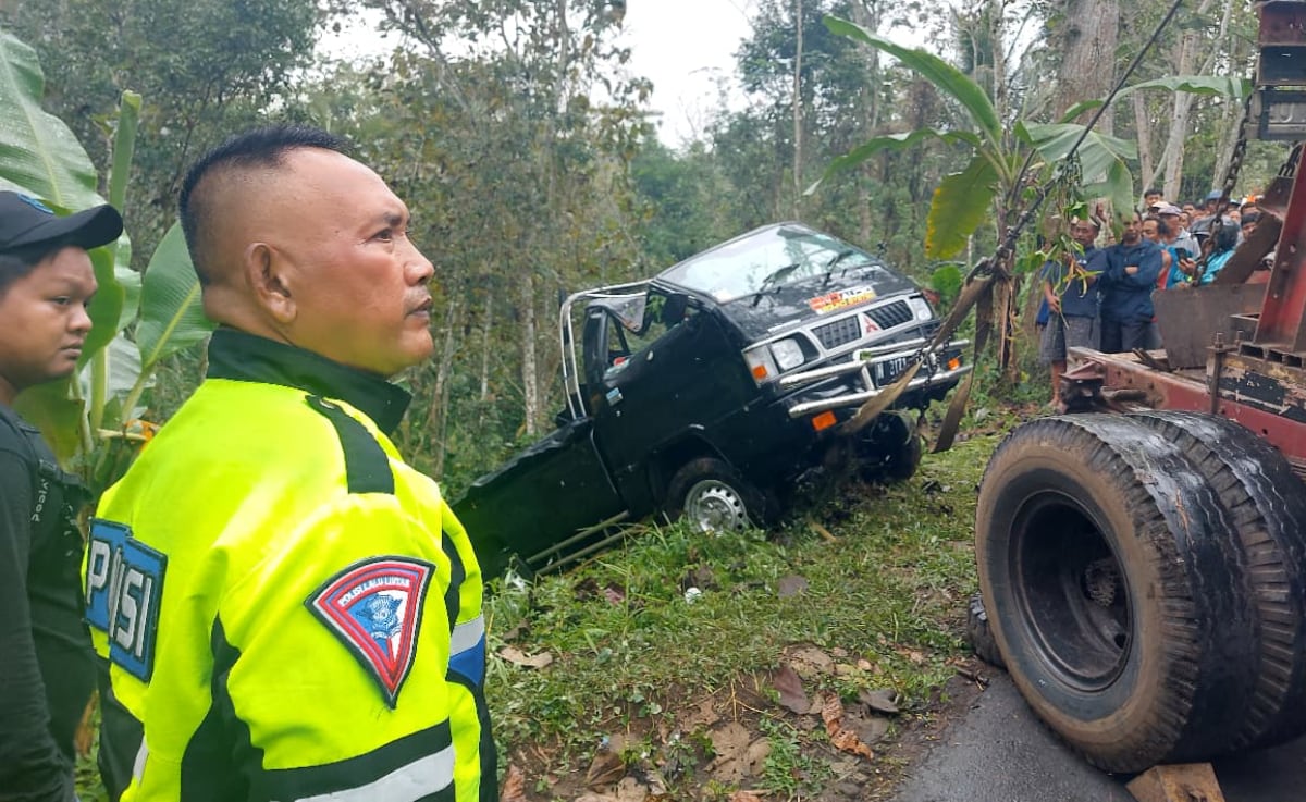 Laka Tunggal di Wonosari, Polres Malang Pastikan Tak Ada Korban Jiwa