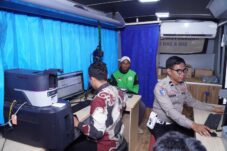 Proses pembuatan SIM bagi para pengemudi ojol (19/9/2025) (Istimewa)