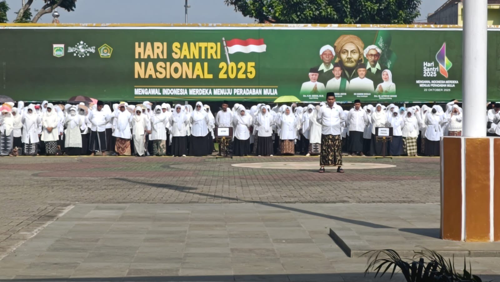 Peringati Hari Santri, Ketua PCNU Kabupaten Malang Bacakan Petisi Santri