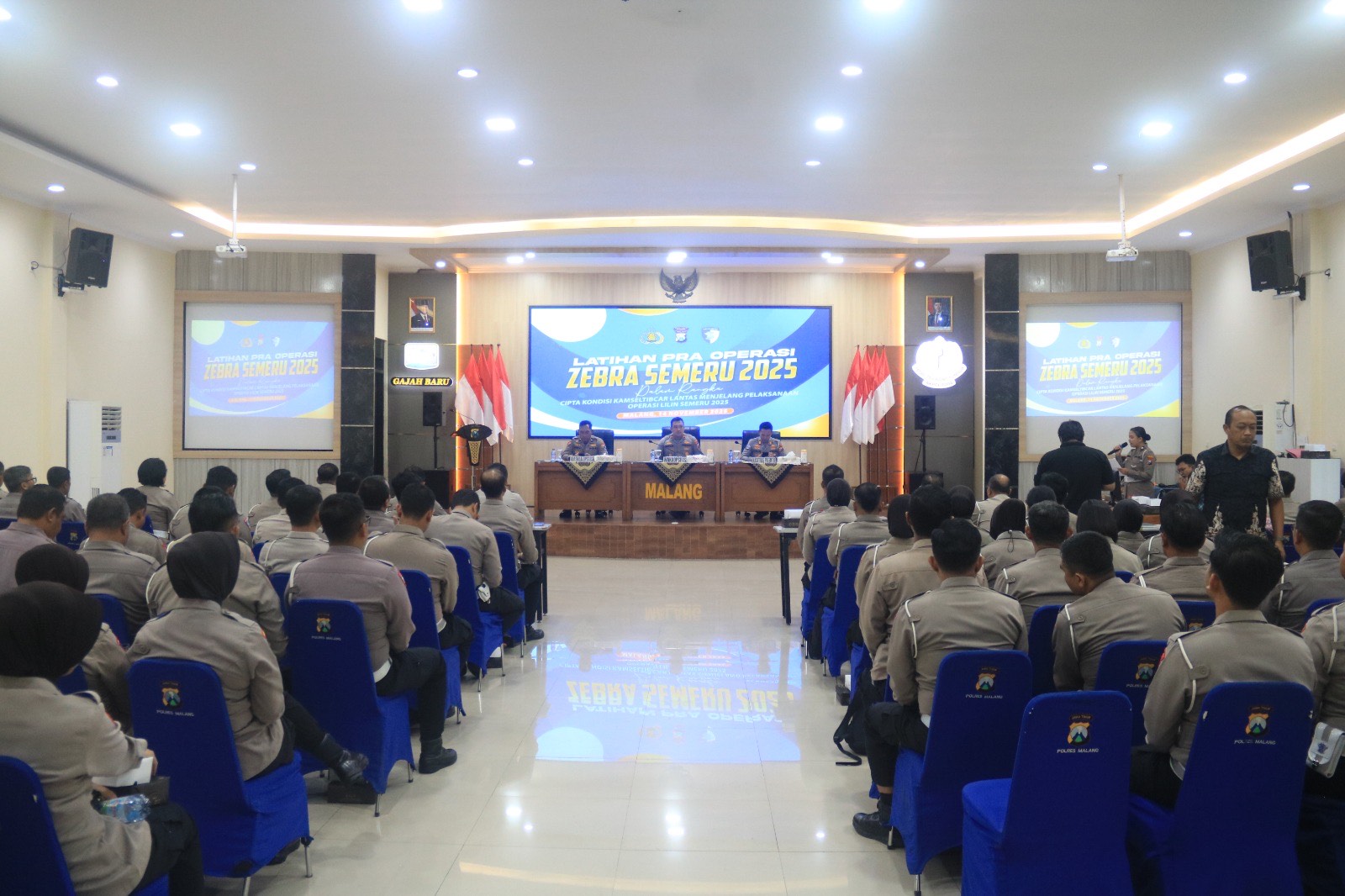 Latpraops Jelang Operasi Zebra Semeru 2025, Polres Malang akan Kembali Terapkan Tilang Manual