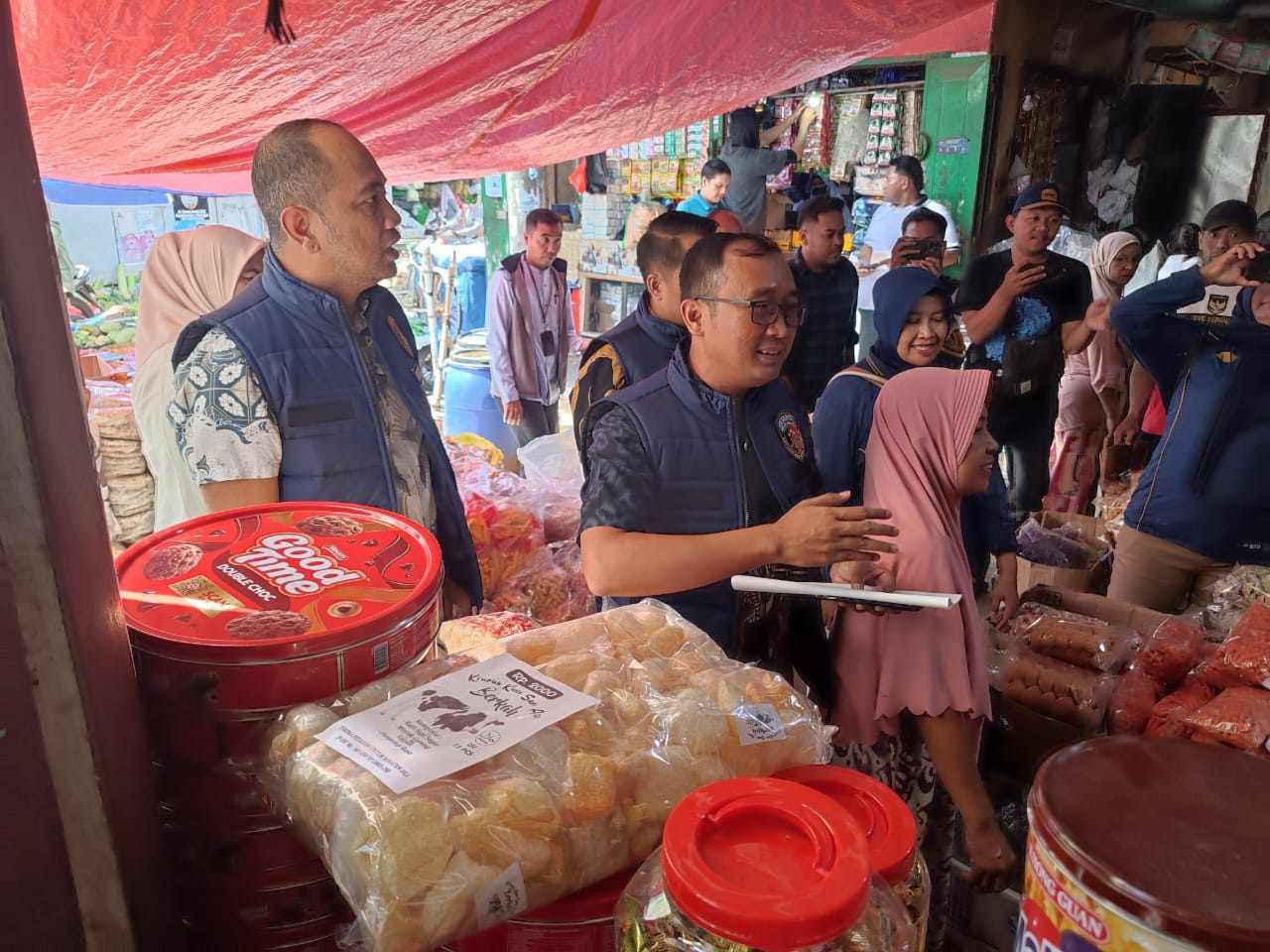 Satgas Pangan Pastikan Stok Bahan Pokok di Pasar Kepanjen Aman Jelang Idulfitri